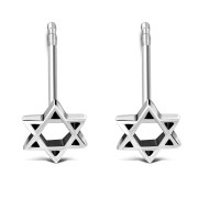 Star of David Studs Silver Earrings, ep264